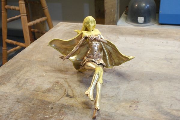 supergirl in bronze wip