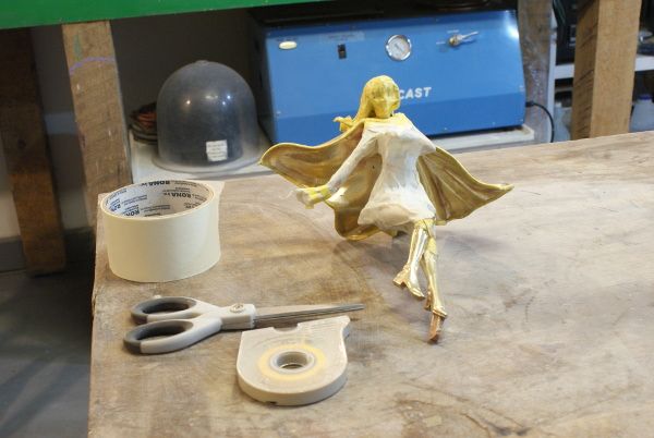 supergirl in bronze wip