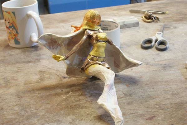 supergirl in bronze wip