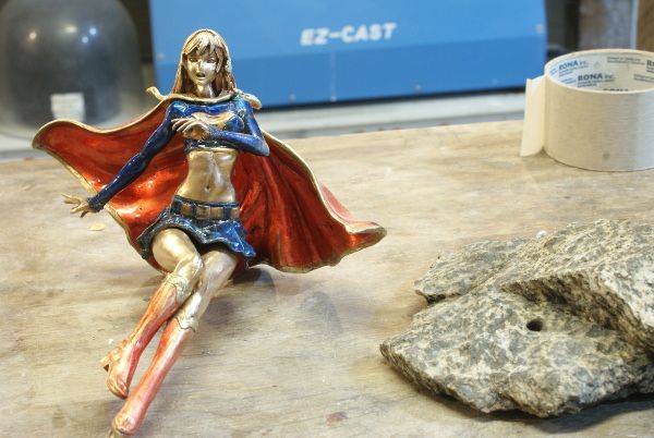 supergirl in bronze wip