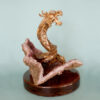 Serpent on Amethyst